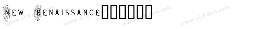New Renaissance字体转换